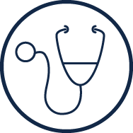 Icon von einem Stethoskop